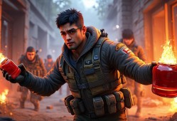 和平精英燃烧瓶破门技巧，轻松攻楼，制霸战场！燃烧瓶破门攻楼技巧，和平精英制胜关键！