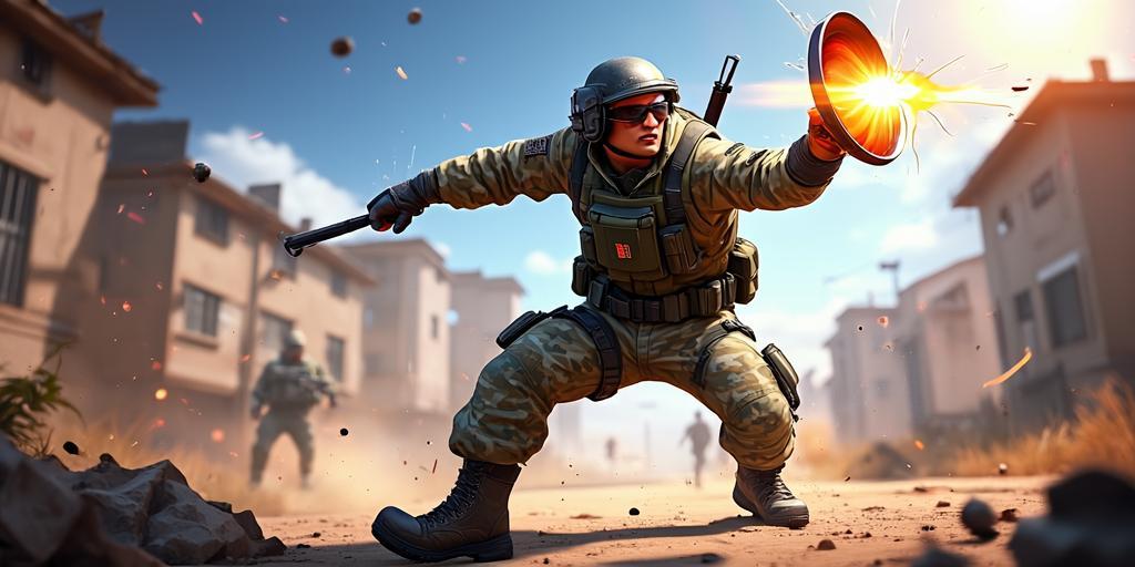 和平精英平底锅挡子蛋的神操作！学会这招，决赛圈稳了！平底锅挡子蛋神技，决赛圈逆袭必学嚼招！  第1张